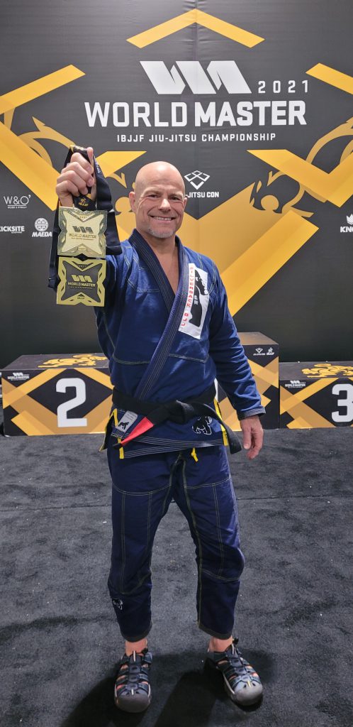 2021 IBJJF Master World black belt heavywieght champion (master 6)