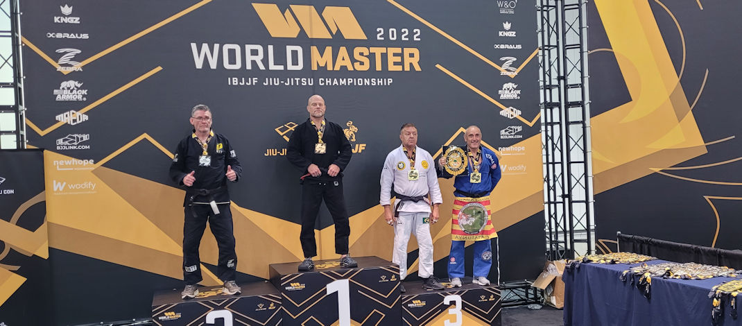 Silverback BJJ’s head instructor wins back to back IBJJF World Master titles at black belt!