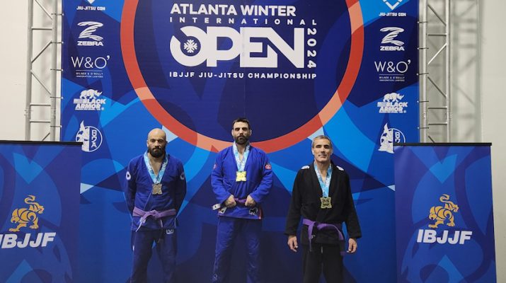 Purple belt jiu-jitsu champion