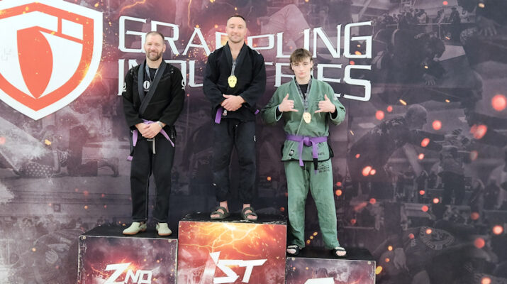 Grappling Industries purple belt champion